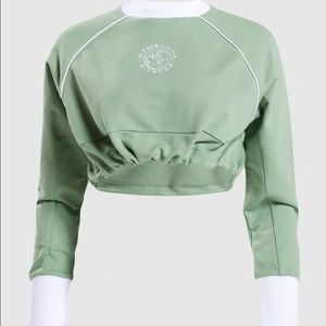 Gymshark Legacy Fitness Sweater Sage Green